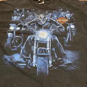 Harley Davidson 2010 clowns on bikes blue